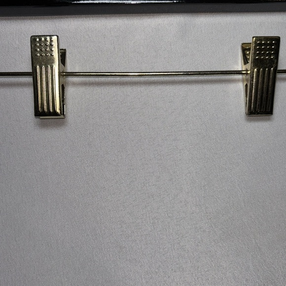 Kate Spade Black and Gold Wooden Pant/Skirt Hanger Bundle of 4 - Picture 4 of 6